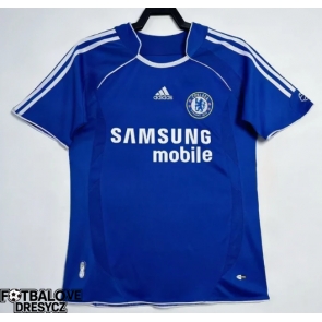 Chelsea 2006-2008 Retro Domácí Dres Krátký Rukáv Chelsea 2006-2008 Retro Domácí Dres Krátký Rukáv